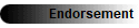 Endorsement
